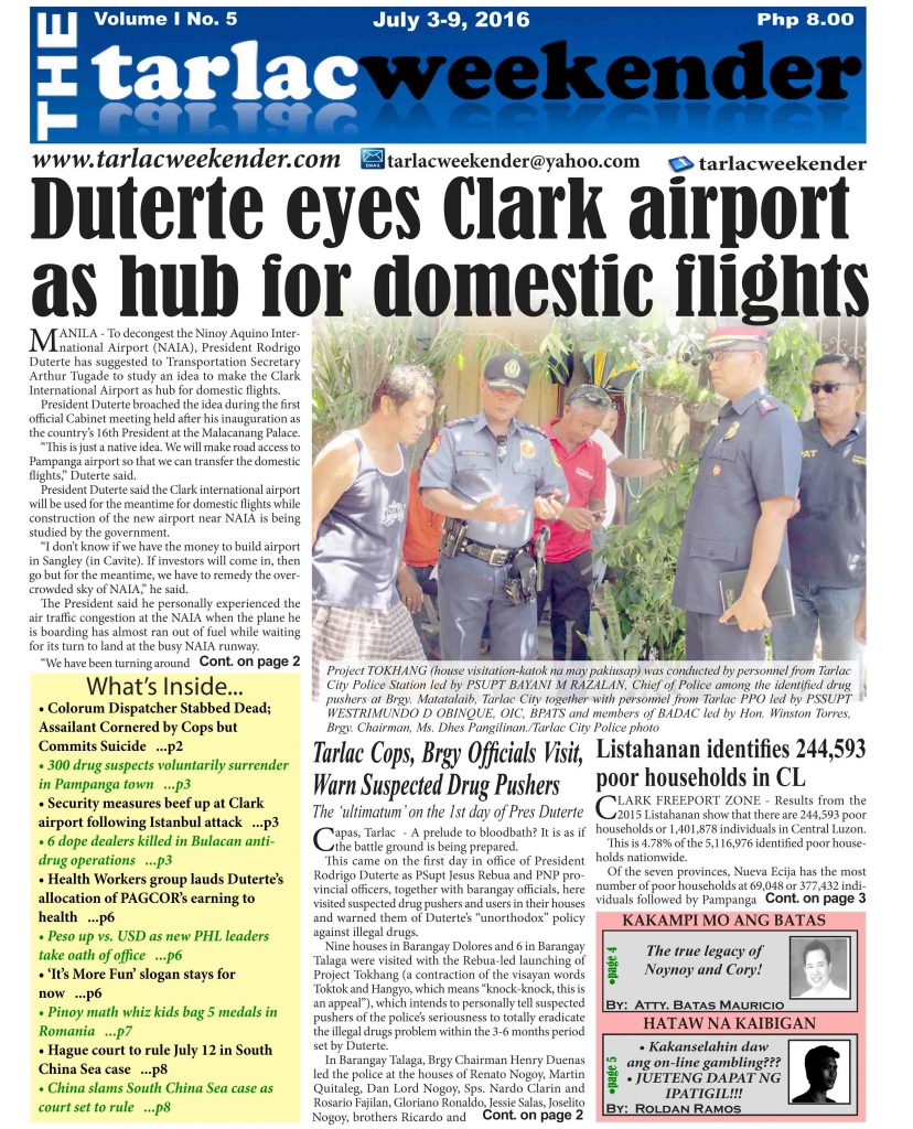 July 3-9, 2016 Front Page